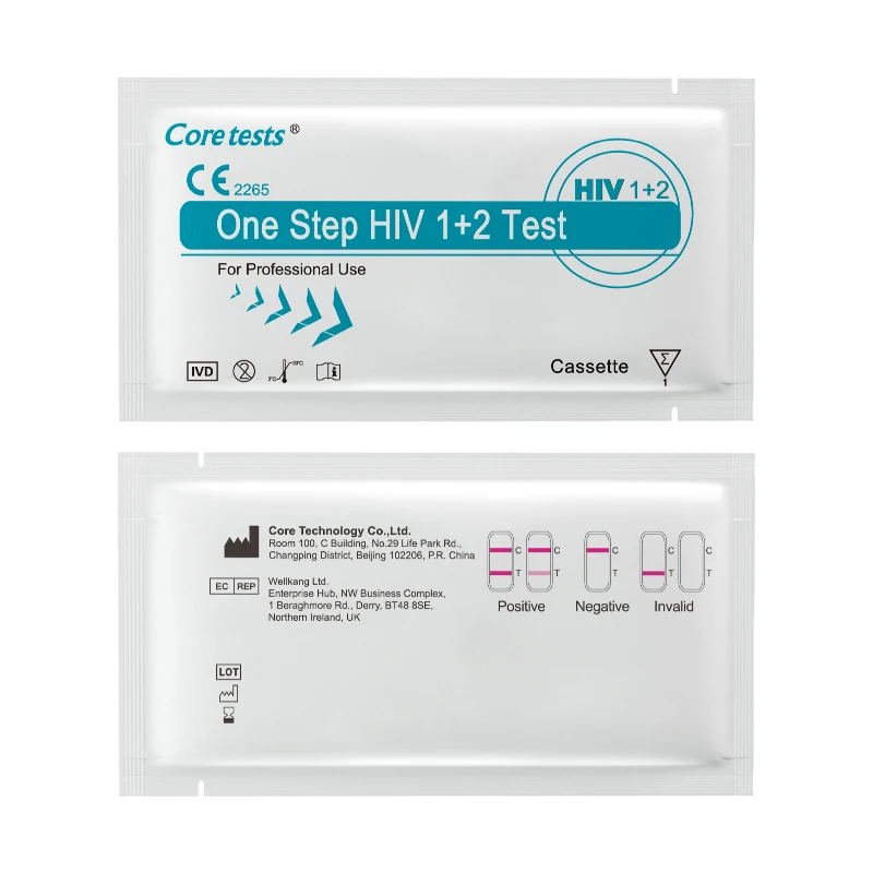 Factory Direct Home Hiv1/2 Home Rapid Test Kit Self-Propelled Hiv Test Device