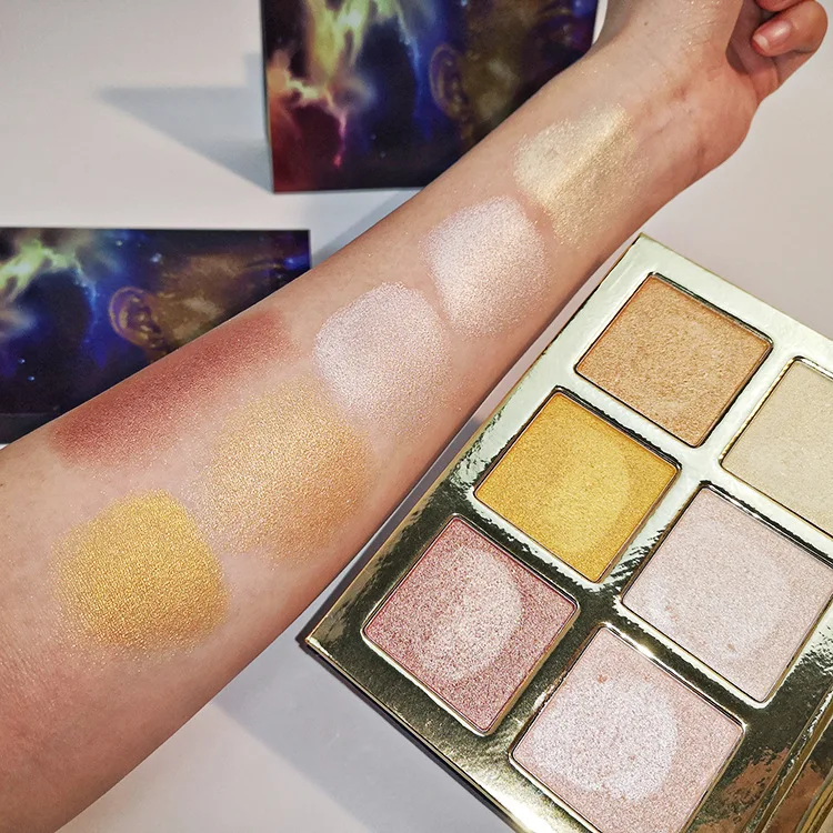 
Private Label Face Glow Kit Highlighter Makeup Highlighter And Bronzer Palette 