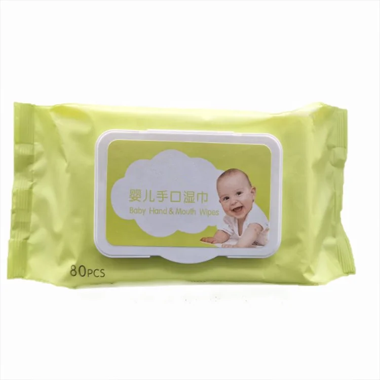 
80pcs RO water spunlace non woven face wet baby warmer wipes 