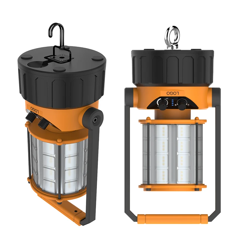 Wholesale Custom Outdoor Portable Cob Hanging Tent Camping Light Camping Lantern 48w chargeable camping lantern tent light