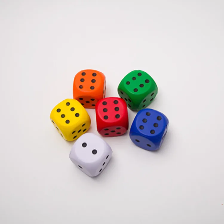 WHOLESALES CUSTOM SQUISHY BALL DICE GAME YATHZEE GAME EDUCATIONAL FOAM TOYS FOR KIDS 2023