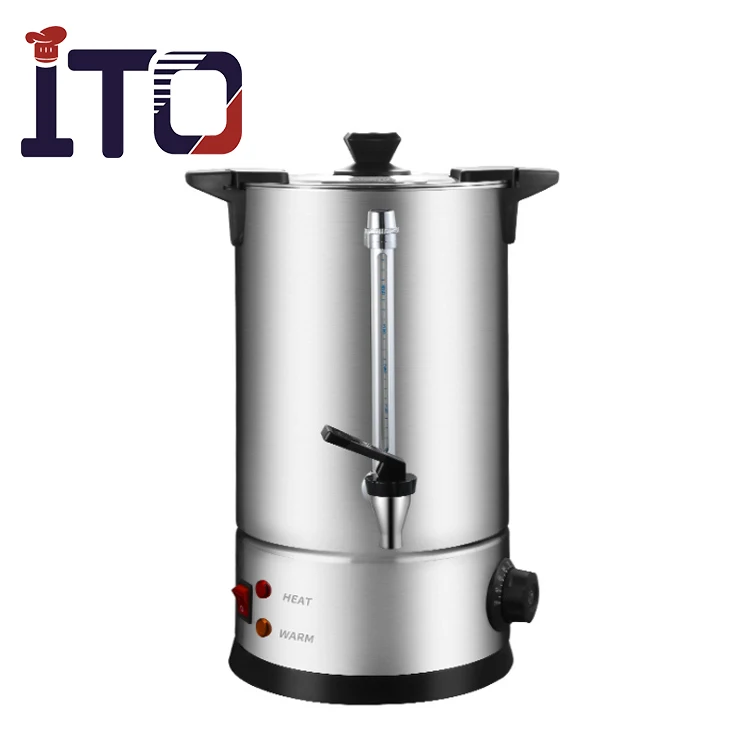 Commercial Buffet Hotel Dispenser Stainless Steel Electric Tea Milk Coffee Chafer Urn