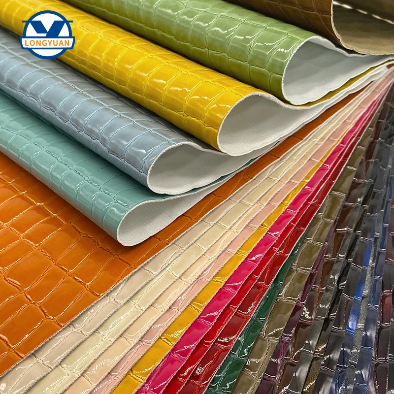 0.9mm Wholesale Free Sample Pu Synthetic Leather Materials for Bags