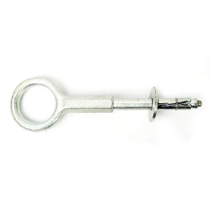 M12 X 210 Drop forged anchor Ring Bolts steel Eye Scaffolding Ring with Thread Stud Washer Clamp