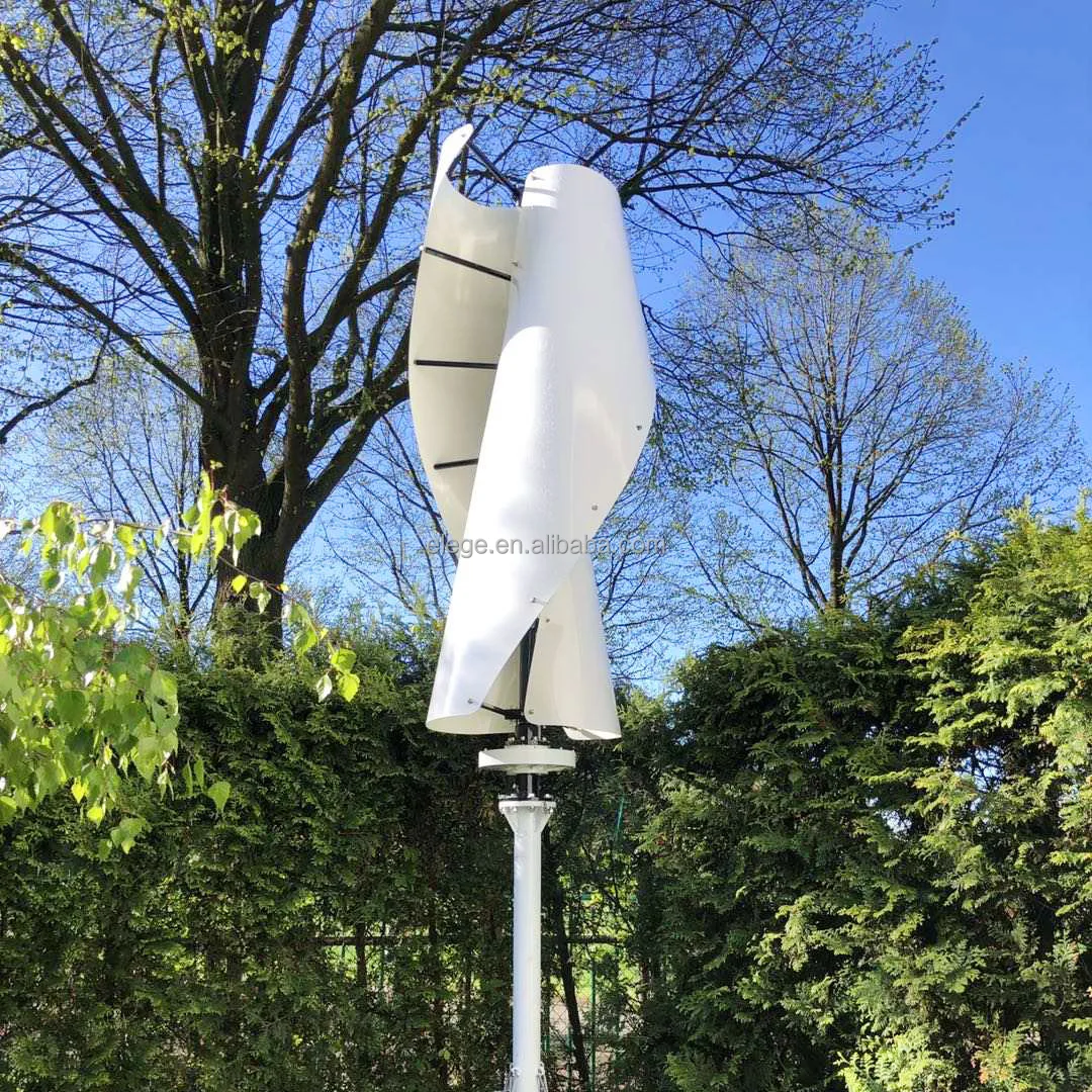 Eolica Generator 1KW 2KW 500W Small Wind Turbine Vertical Windmill Naturl Renewable Free Energy Power Hybrid Wind Turbine System