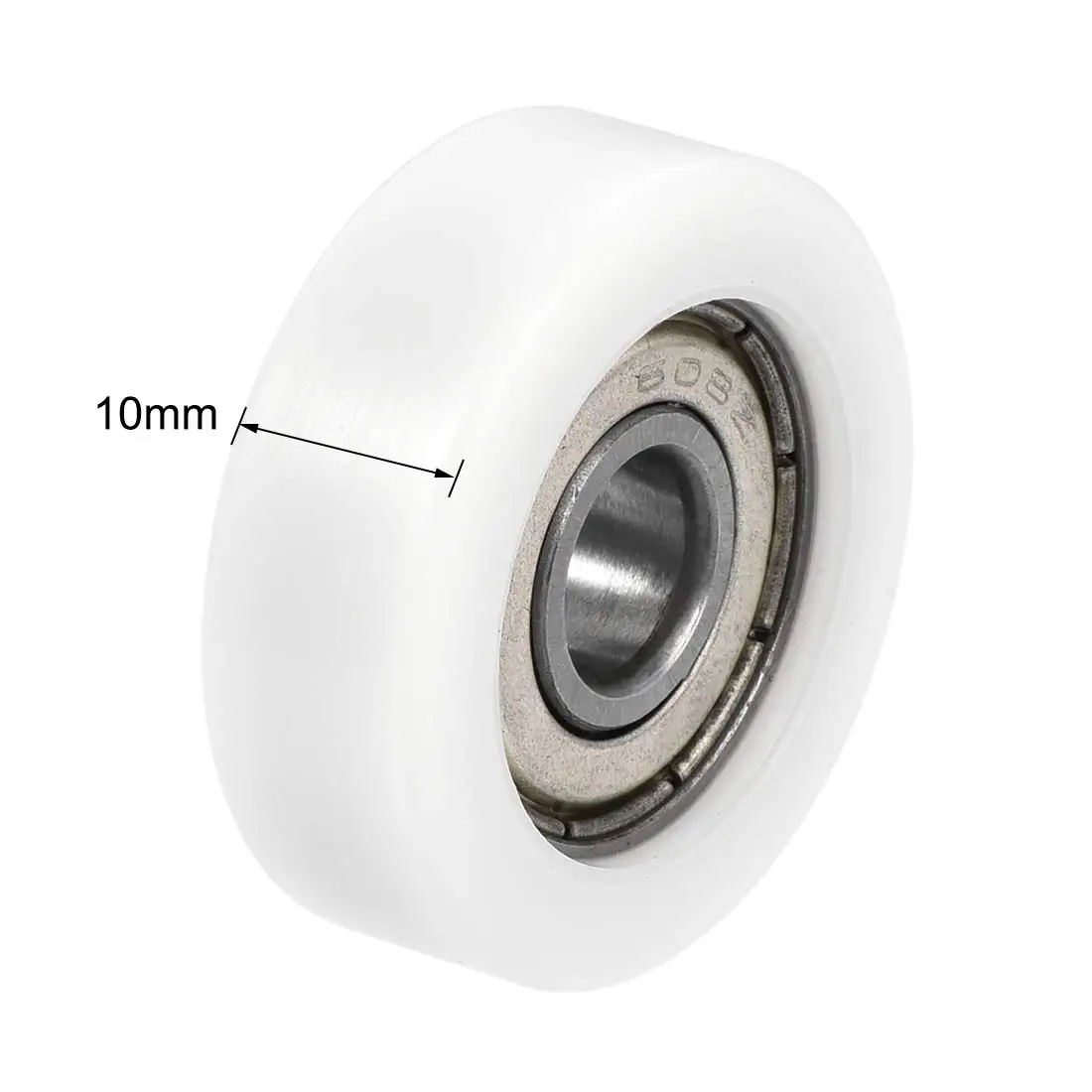 Rubber sealed pulley bearing 608 POM Rubber Coated Bearing