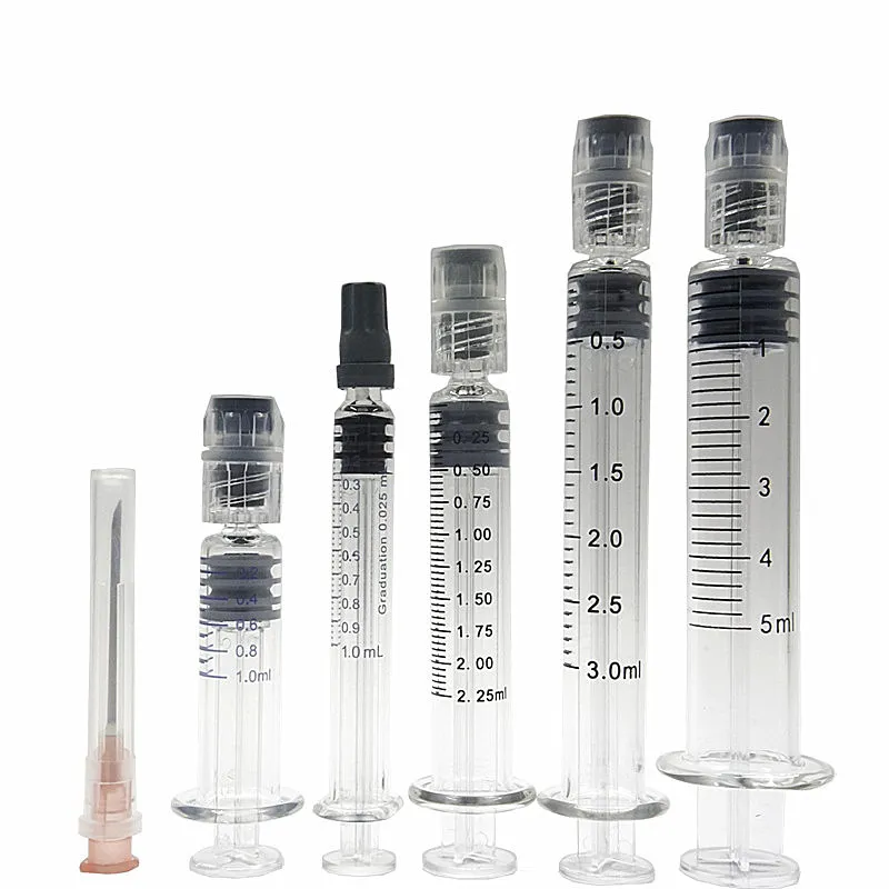 glass .8ml syringe glass 5ml syringe glass 3ml syringe