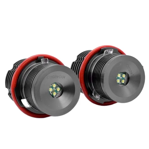 x White 6000K 20W 40W CREE LED Angel Eye Halo Ring Marker Light Bulb For BMW E39 E53 E60 E61 E63 E65 E66 E83 E87 X5 2x