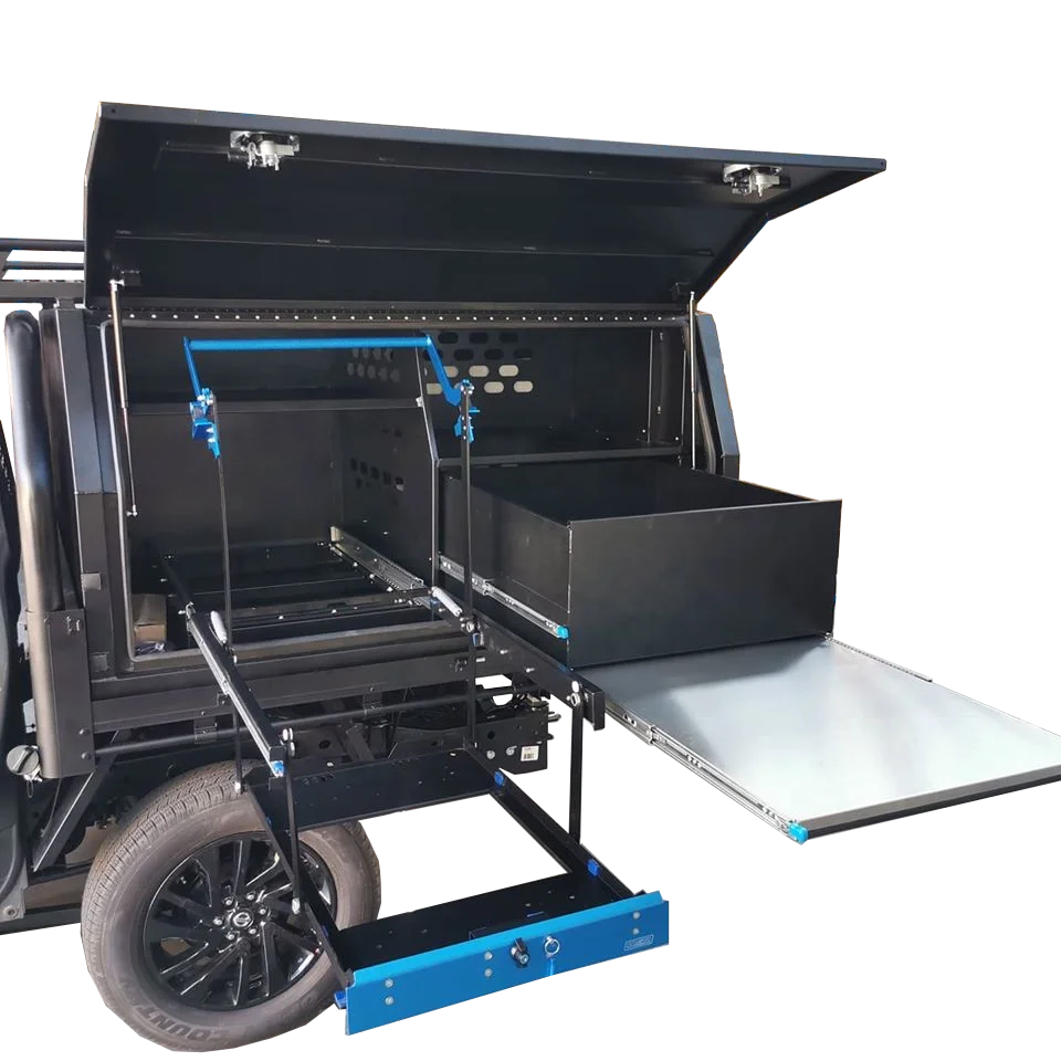 full aluminium ute tray canopies waterproof and dustproof toolbox with cheap price for sale