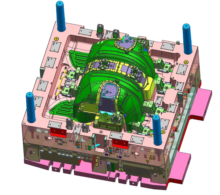 Customized Auto PartsMould VehicleMould Mould Manufacturer Car 3d PrintMould Maker Mould Factory Mudguard plate Injection Mold