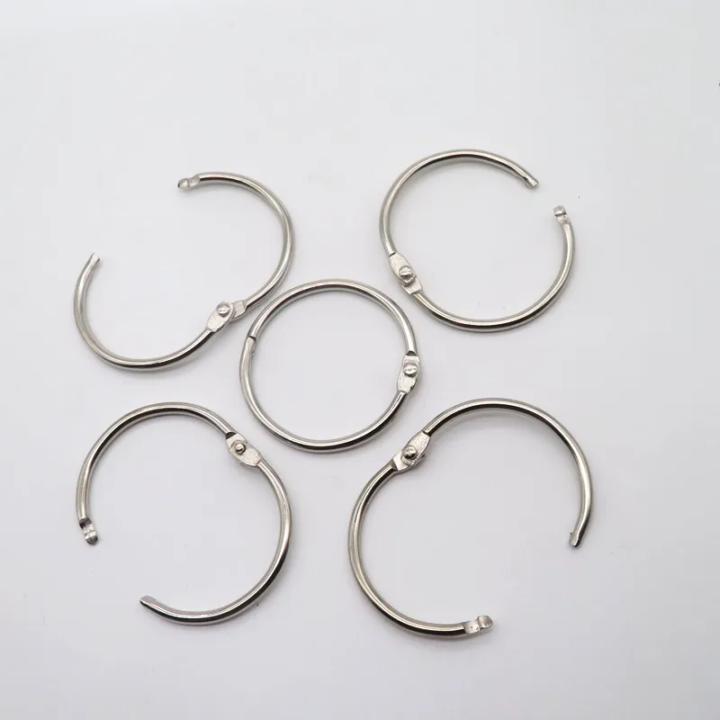 Book Hoop Binding Rings Binder Hoops Loose Leaf Book Ring for File Paper Book