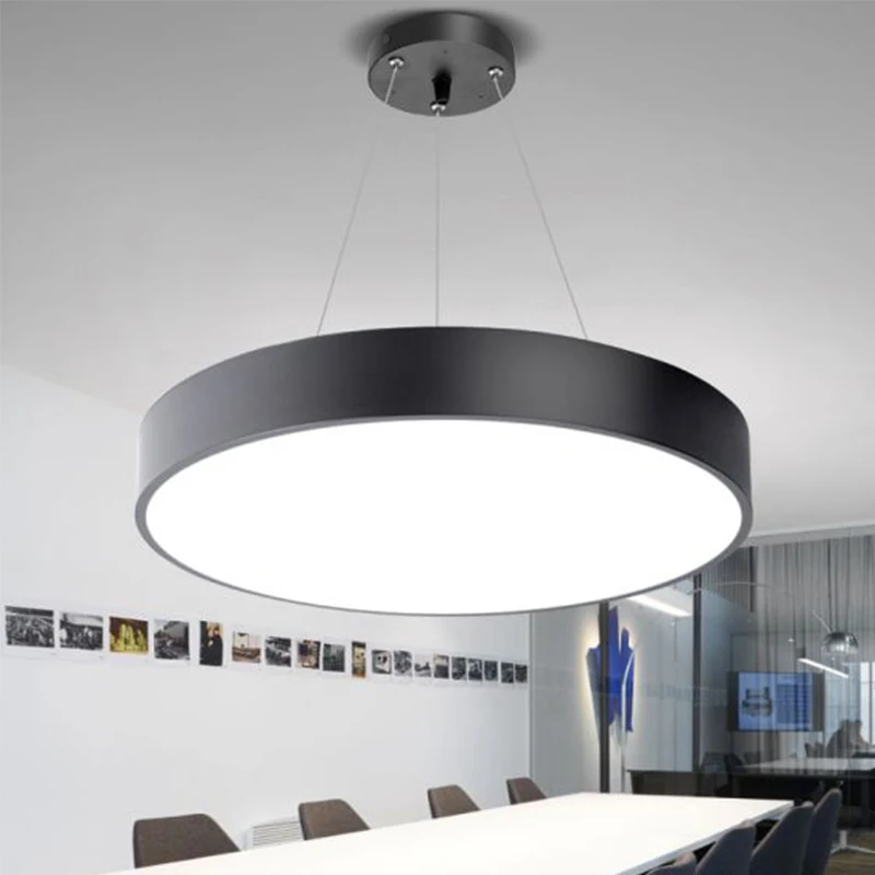 Manufacturers Selling Circle hanging Light fixture Led for office school Lighting
