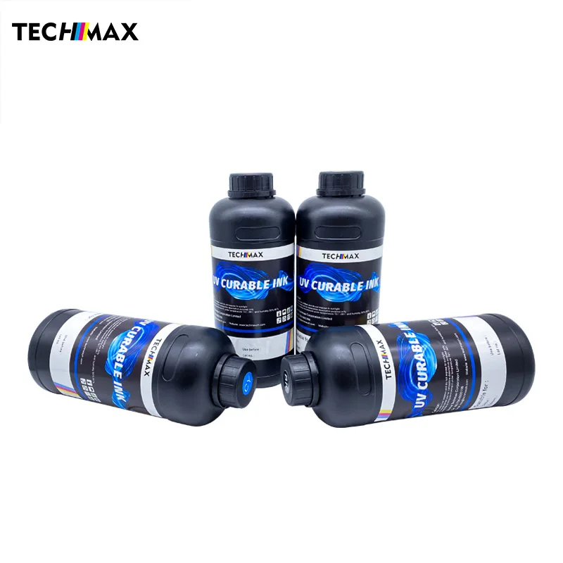 TECHMAX hard and soft neutral uv ink for Epson xp600 tx800 i3200 printer head uv ink