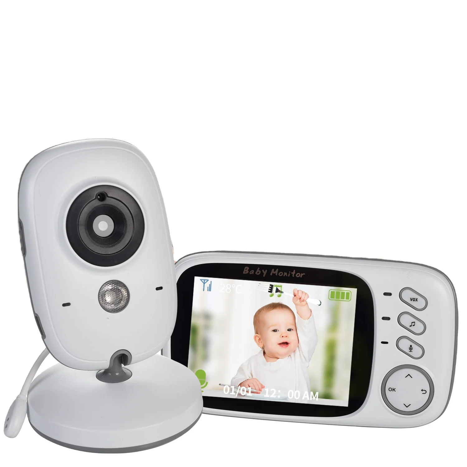 Cheap HD baby pet camera monitor wifi smart baby wireless car best seller sleep temperature monitor