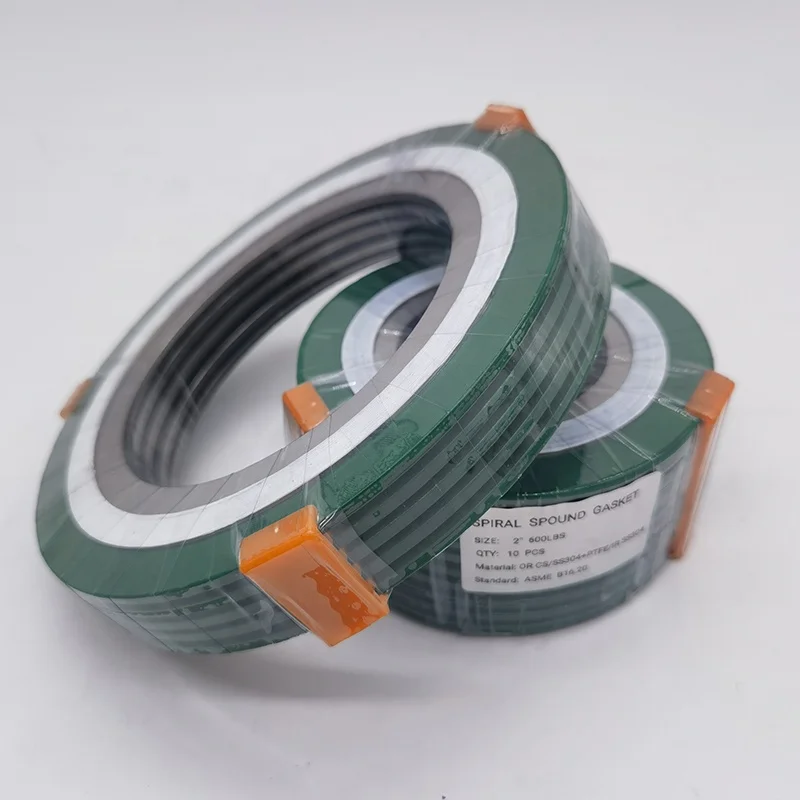 High quality meter seal kevlar wire steel graphite seal spiral wound gaskets for pressure gauge hoses