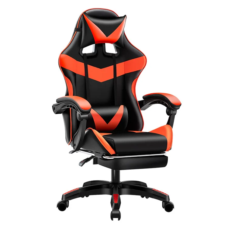 Modern foam game silla leather Home Office gaming chair Wholesale Pu Leather Office Racing white pc computer gaming room chair