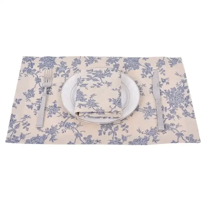 Wholesale inexpensive waterproof and heat-proof placemat woven ecological home placemat