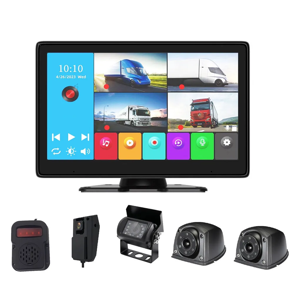 2024 Car Blind Spot Bsd Adas DMS Ai Human Vehicle Detection Back Up Rear View Truck Bus Camera Safety Driving Monitoring Systems