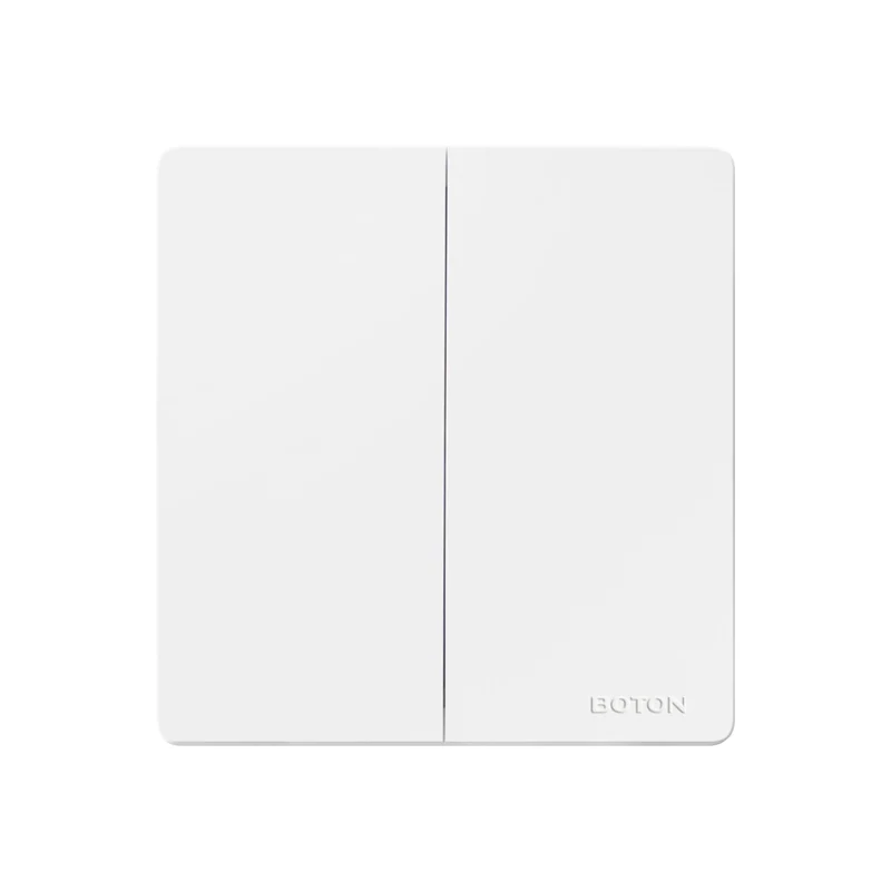 M5 Series White Color British Standard Electrical Light Rocker Wall Switch Socket