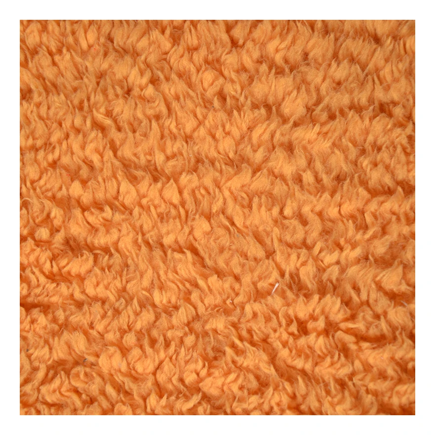 Заводская распродажа термоусадочная 100 полиэфирная шерпа флисовая ткань для женского пальто