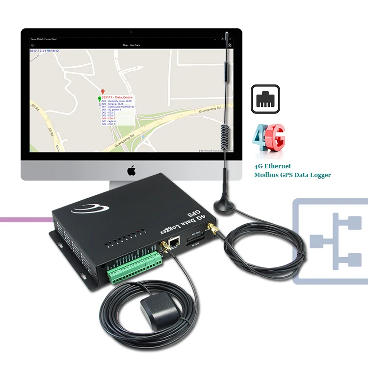 4G Ethernet Modbus GPS регистратор данных gps трекер дистанционный мониторинг Отслеживание парка грузовиков в режиме реального времени
