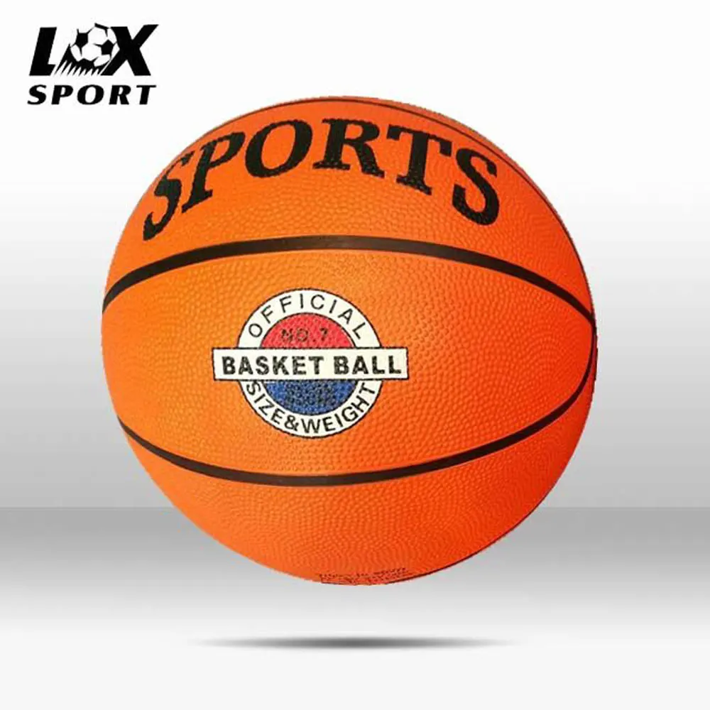 Promotional Orange Rubber Basketball