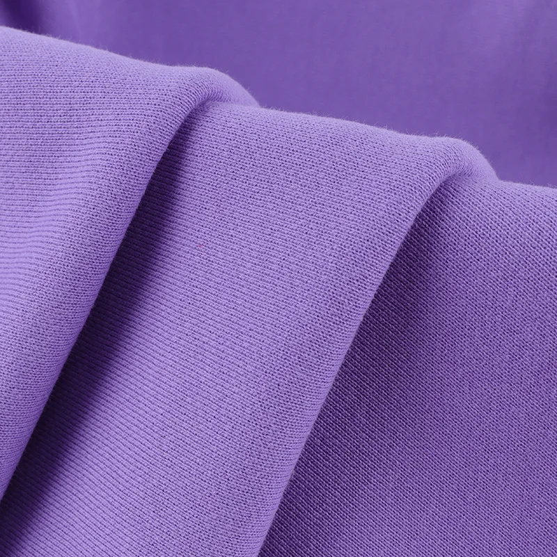 Wholesale 500 GSM Knitted Combed Heavyweight French Terry 500GSM 100% Cotton Fabric For Hoodie Sweatshirt Clothing