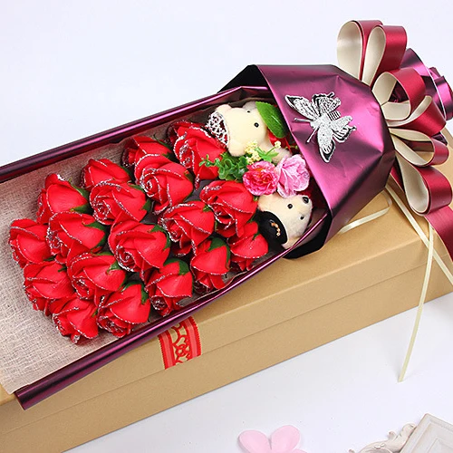 Factory Direct Sales Wholesale Price Round Silicone Soap Mold Rose Peony