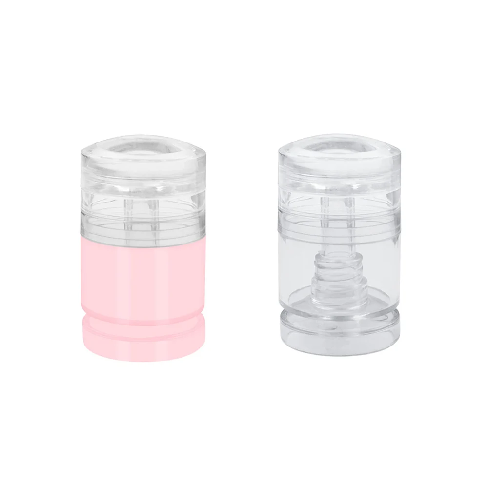 BQAN Private Label LOGO Custom Multi Use Adjustable Sizes Transparent Manicure Silicone Nail Art Stamper Scraper Set