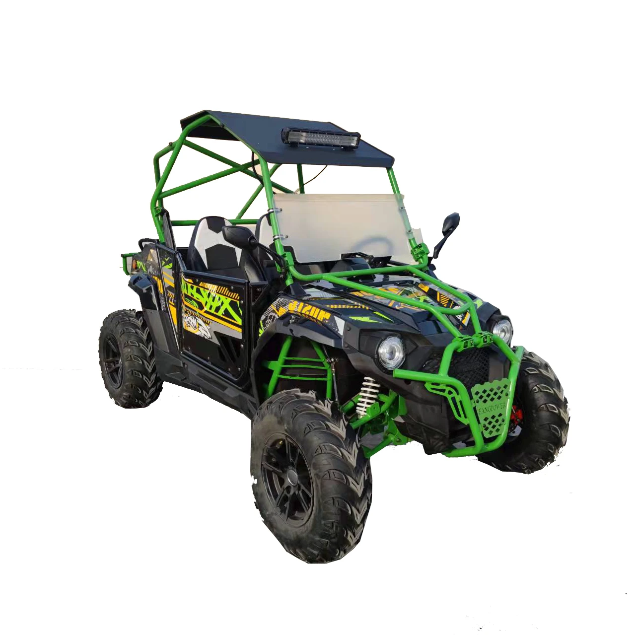 Luxury cheap E5 DELPHI EFI ENGINE 400CC fangpower  jungle beach running adult 2 seater side by side dune buggy