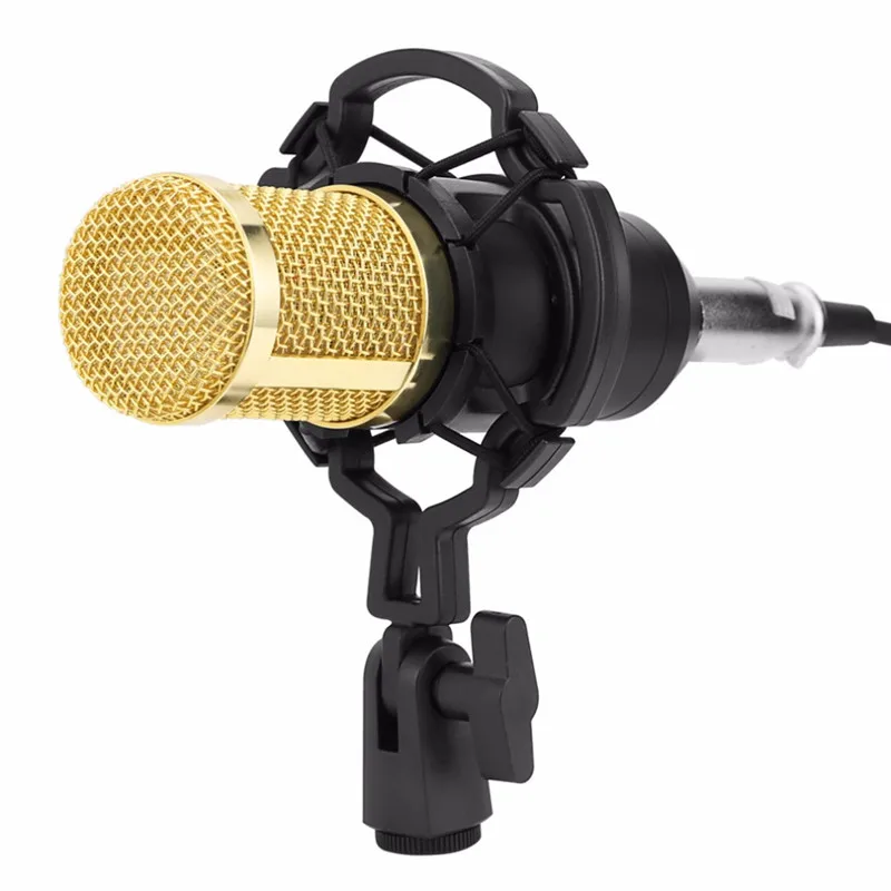 LM800 microphone condenser studio microfonos karaoke bm 800 bm800 usb recording micro phone mikrofon wired set v8 v8s sound card