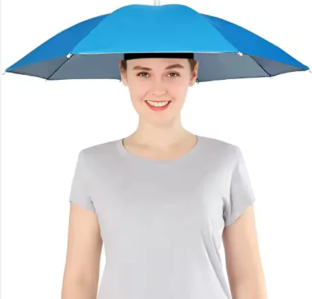 Camouflage Foldable Fishing Cap Sport Umbrella Hat Hiking Beach Camping Headwear Cap Metal Cute Wedding Polyester Stretch Manual