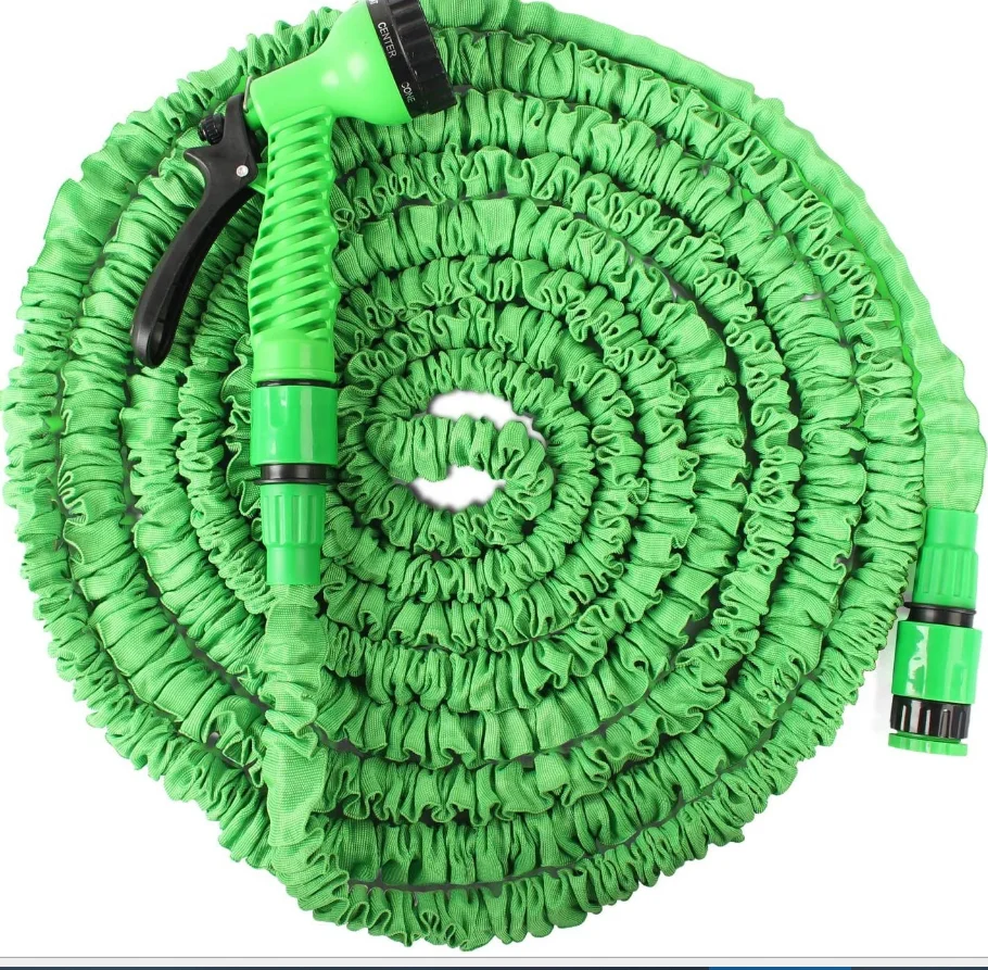 Flexible soft garden water hose for car garden high Pressure with Brass Connector Spray Nozzle water hose