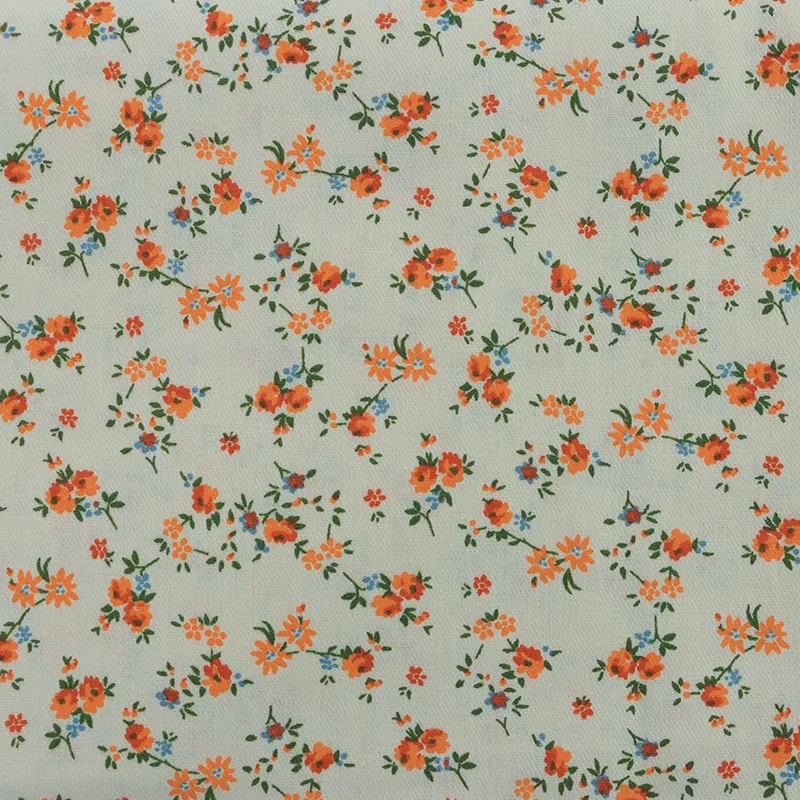 No MOQ Soft twill fabric weave Children clothes plant floral printed 100% cotton twill weave fabric Kids Cartoon Fabric