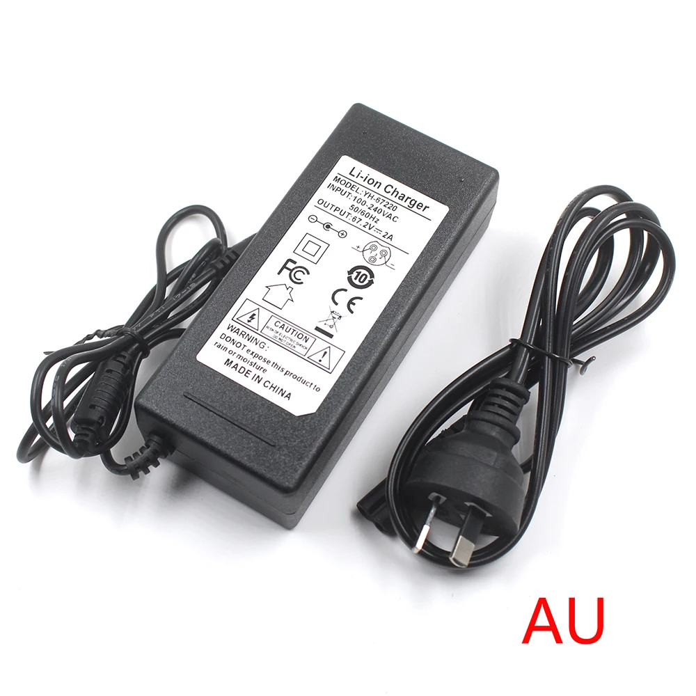 60V Smart Lithium Battery Charger For 16S 12AH 20AH Electric Bike Bicycle Scooter Wheelbarrow Output DC 67.2V 2A XLR