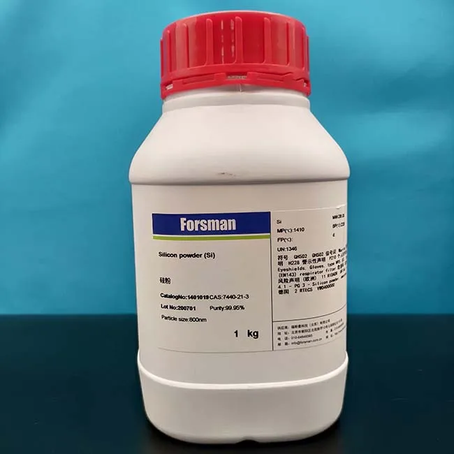 Semiconductor raw materials (3N) 99.9% Silicon Powder cas