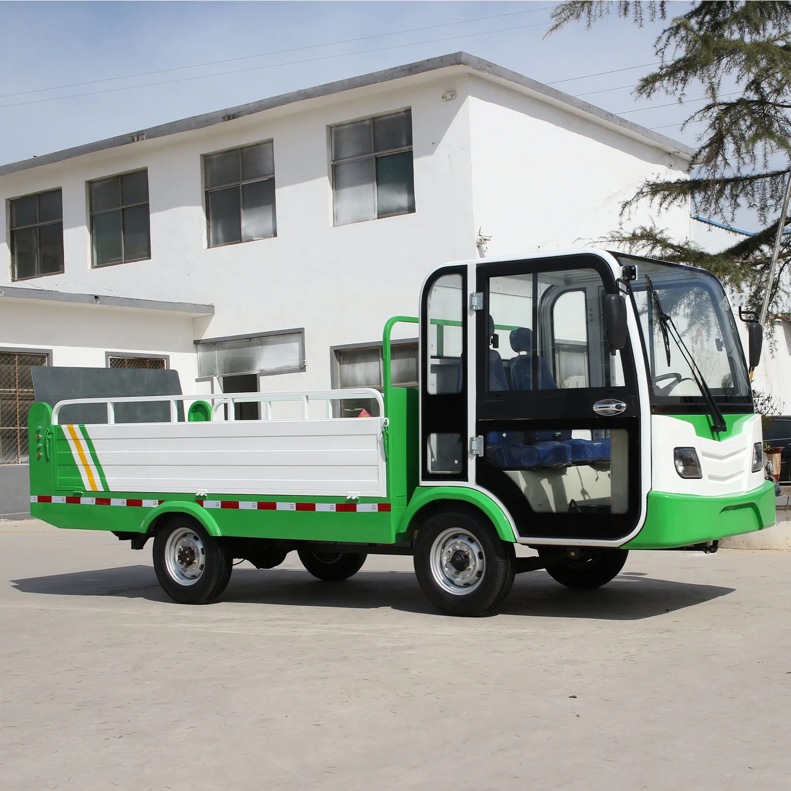 KEYU Electric Garbage Trash Can Lifter Large Collection Pure Electric Sanitation Garbage Truck