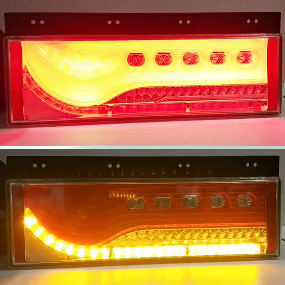 24V LED Neon Tail Light Stop/Tail Turn Signal Rear Lamp for Japanese Truck Trailer