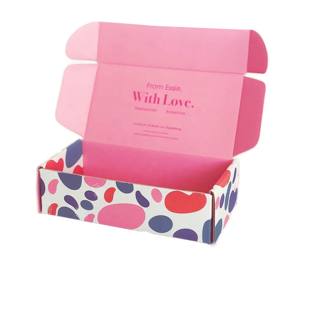 Wholesale Custom Printed Unique Corrugated Shipping Boxes Custom Logo Cardboard CMYK Printing Mailer Box