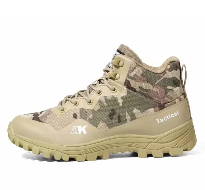 DFS23 New Fashion AK aeisk  New sports camouflage canvas shoes ankle boots hiking mounting light weight breathable sports shoes