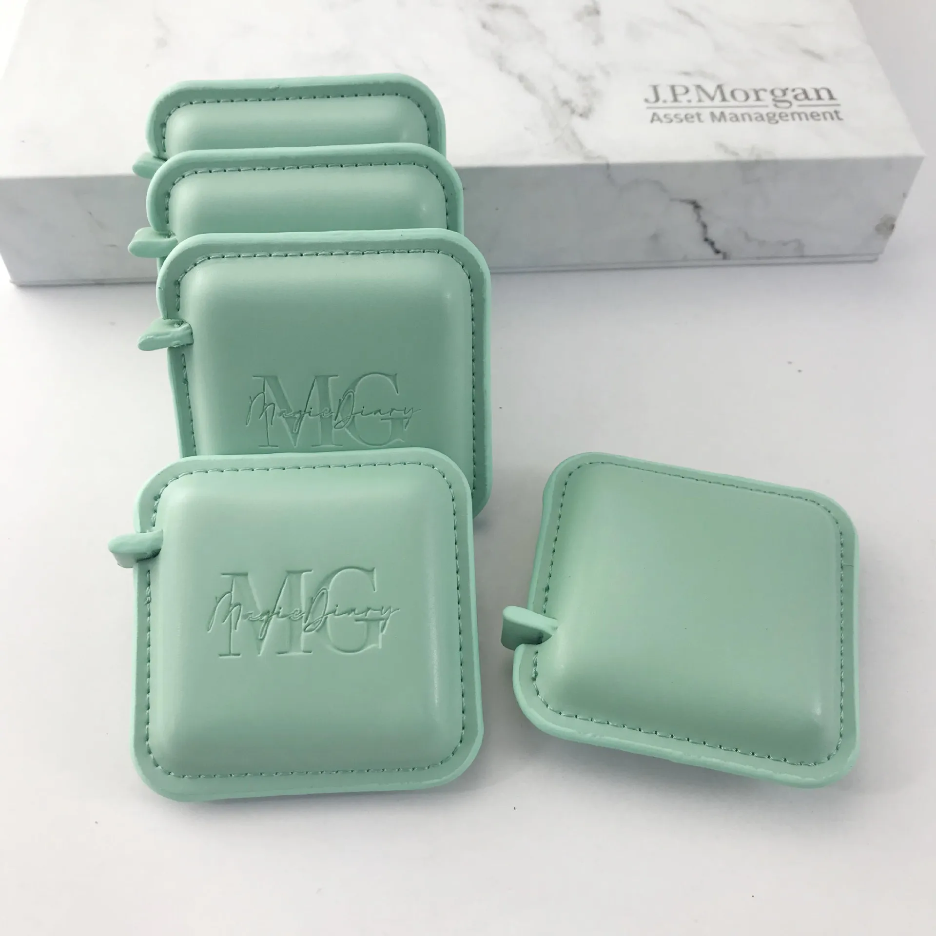 hot selling high quality pu  material  leather tape measure supplier from China