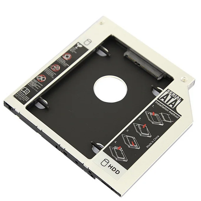 12 7 мм 9 5 SATA 3 0 интерфейс жесткого диска кронштейн ssd-адаптер Optibay HDD Caddy DVD CD-ROM адаптер Корпус чехол для