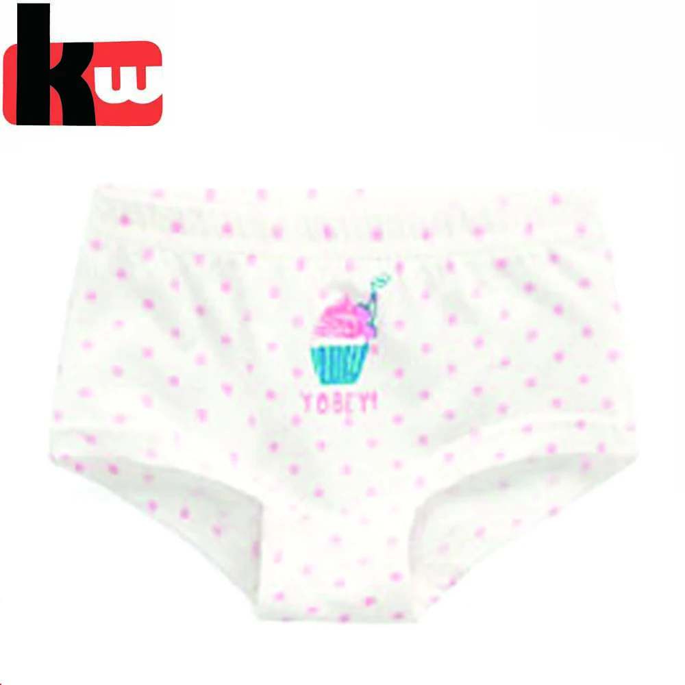 Factory price breathable cute cartoon kids girl underwear wholesale