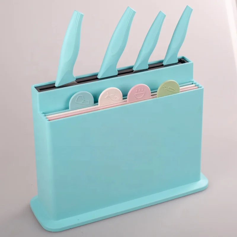 Wholesale chopping kitchen board with kitchen knife set