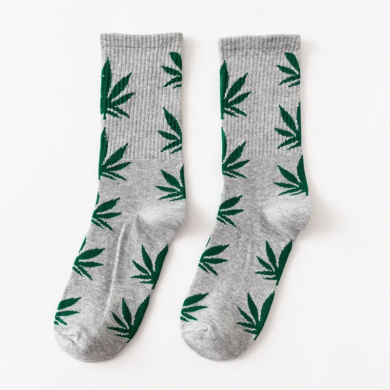 
Wholesale Quality Cotton One Size Fits All Couple Huff Weed Socks 