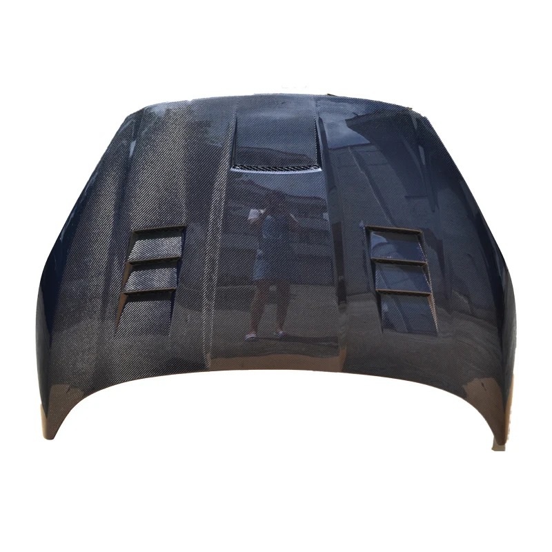 Carbon Fiber Bonnet Hood for Fi esta 2014 Engine Hood Cover