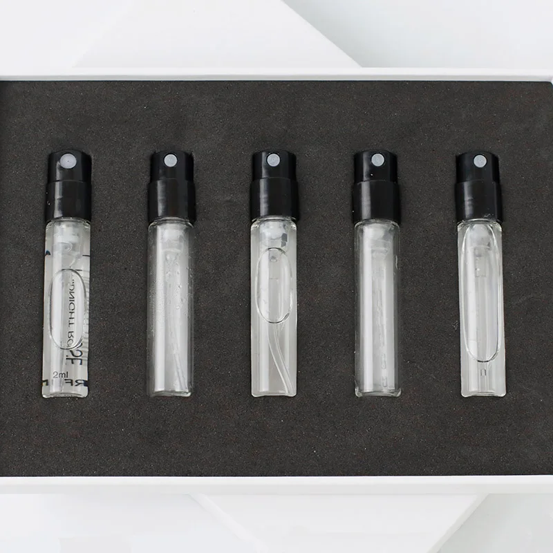 Wholesale Cosmetic mini  Perfume Fragrance glass sample vial 2ml/3ml perfume tester glass bottle with plastic plug