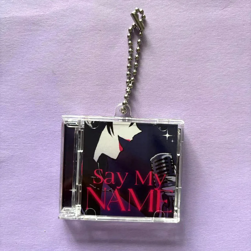 Wholesale custom NFC cd keychain, customize your own business card logo and company website link