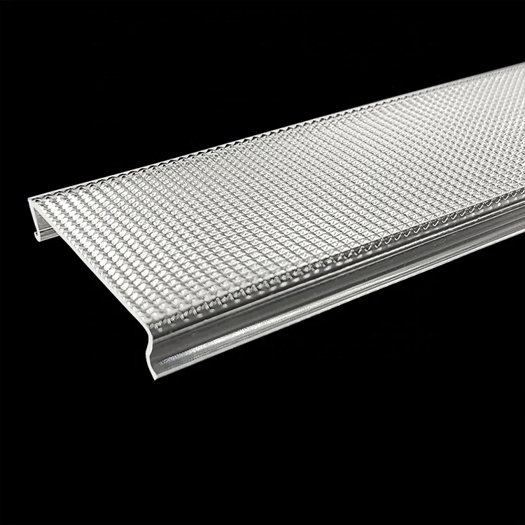 Custom Extrusion Profiles Plastic For Polycarbonate Clear PC Light Cover Led Light Diffuser Cover