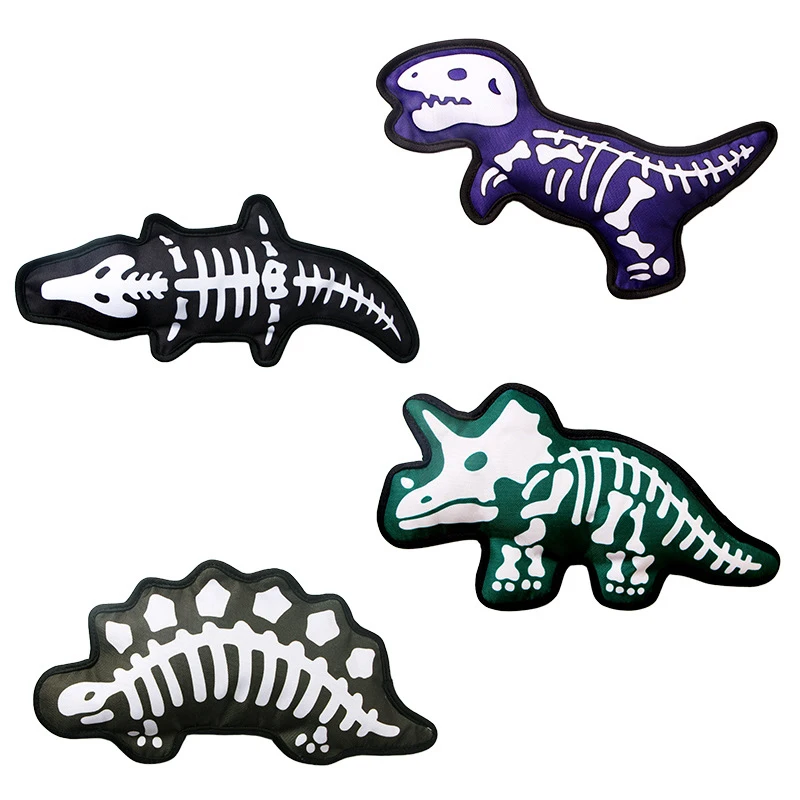 Pet Sound Oxford Cloth Toys Dinosaur Series Dog Relieve Boredom Teething Bite Resistant Interactive Toys